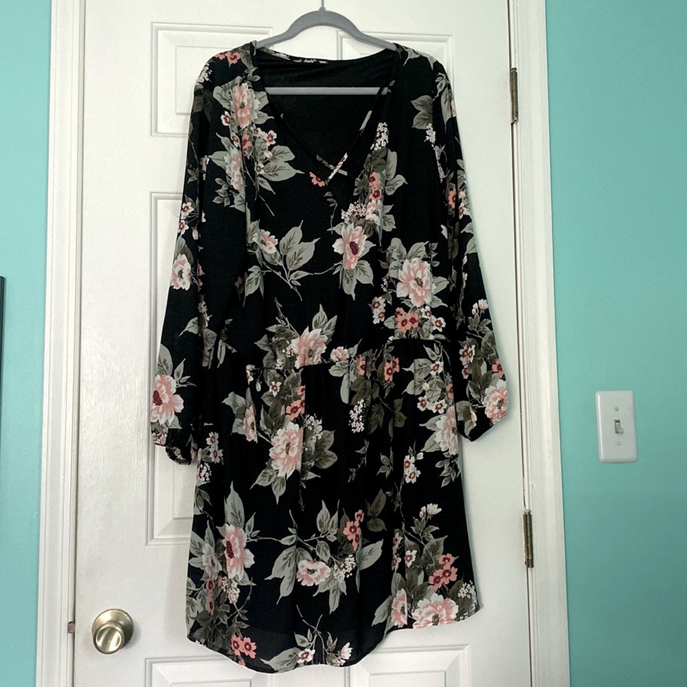 Charlotte Russe Plus Size Floral Dress
